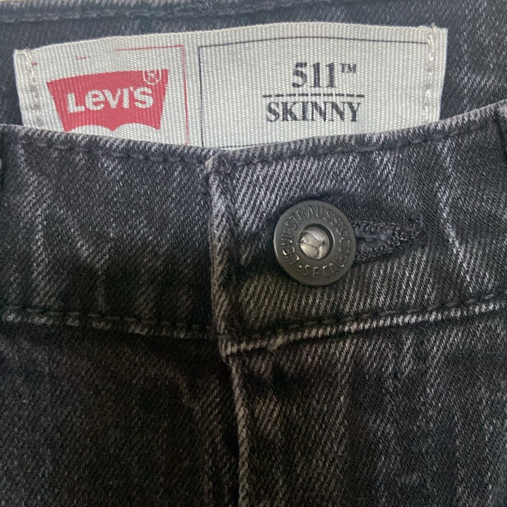 Levi's Black Jeans Classic Rigid Denim